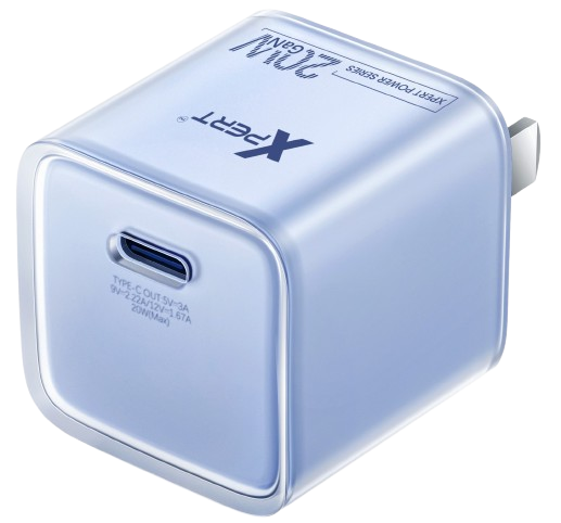Xpert 20W Ice Cube Compact Type-C GaN Travel First Charger