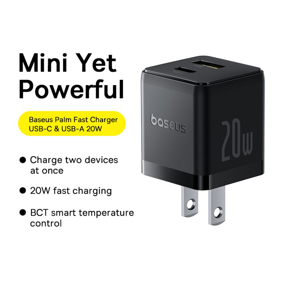 Baseus 20W yet Palm Series Adapter Type-C Charger